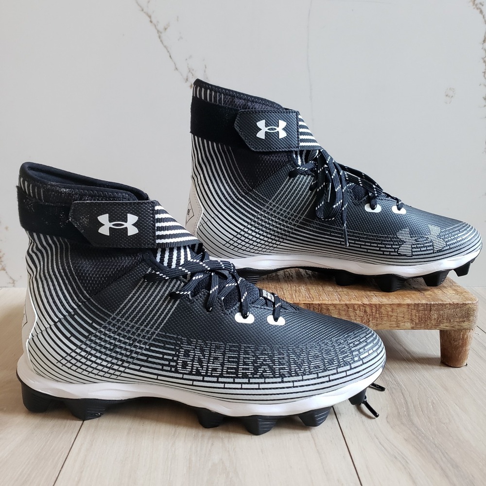 Under Armour Cleats Mens 11 Black Highlight Franchise‎ Football